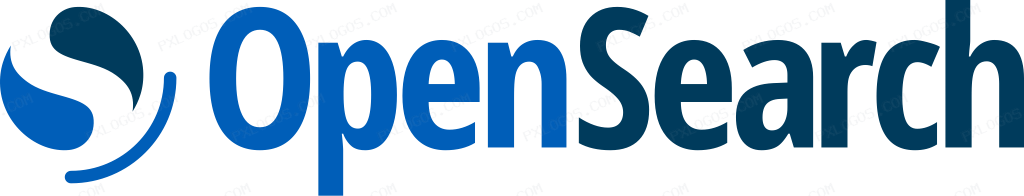 Opensearch Wordmark Logo PNG with transparent background