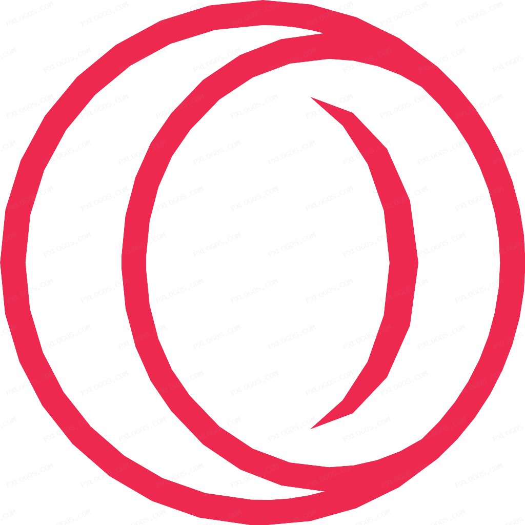 Opera GX Logo PNG with transparent background