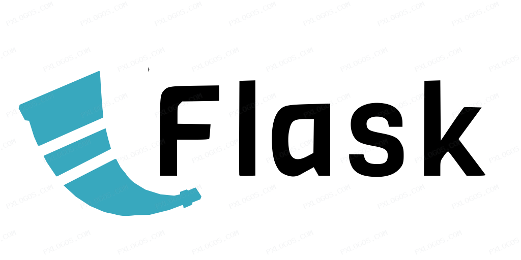 Palletsprojects Flask Wordmark Logo PNG with transparent background