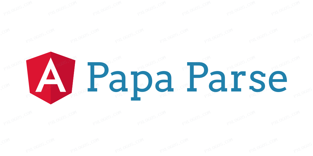 Papaparse Wordmark Logo PNG with transparent background
