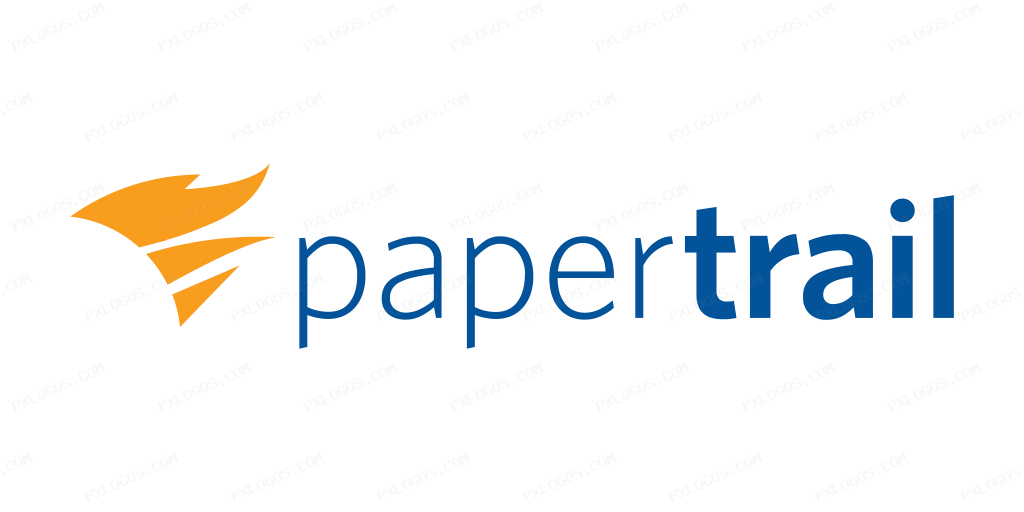 Papertrailapp Wordmark Logo PNG with transparent background