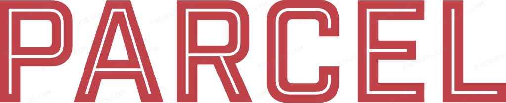 Parcel Wordmark Logo PNG with transparent background