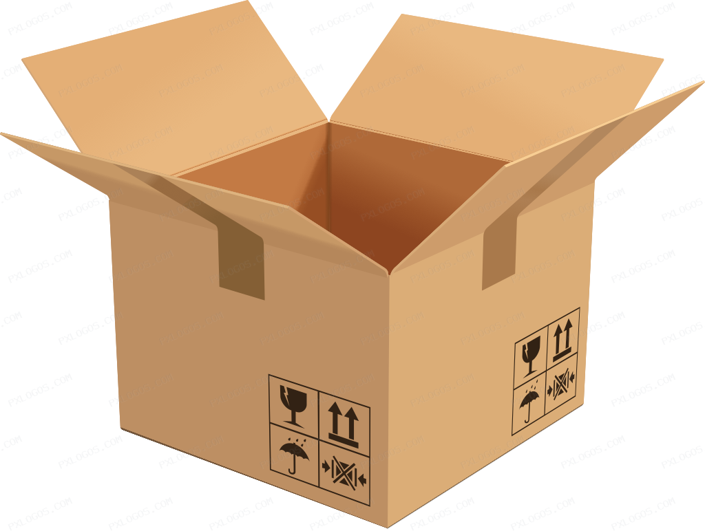 Parcel Logo PNG with transparent background