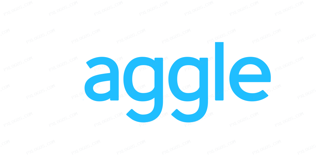 Kaggle Wordmark Logo PNG with transparent background