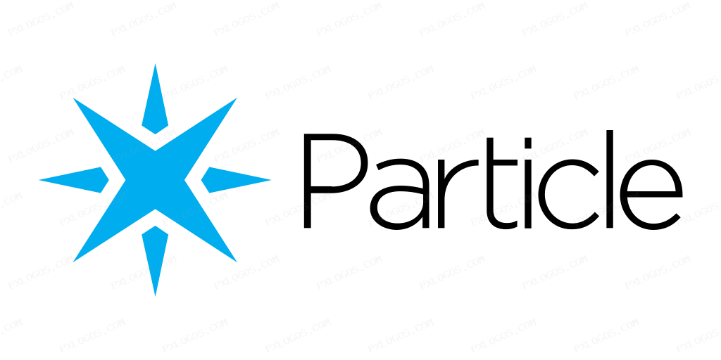 Particleio Wordmark Logo PNG with transparent background