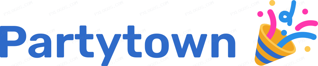 Partytown Wordmark Logo PNG with transparent background