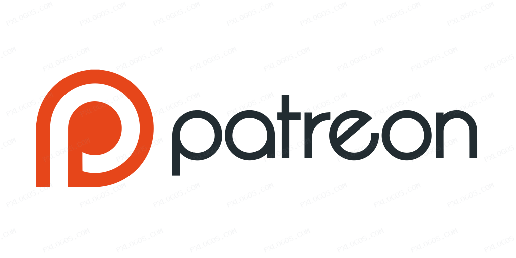 Patreon Wordmark Logo PNG with transparent background