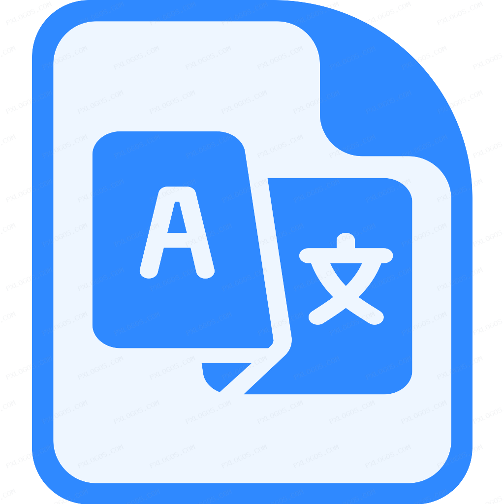 Pdfmathtranslate Logo PNG with transparent background