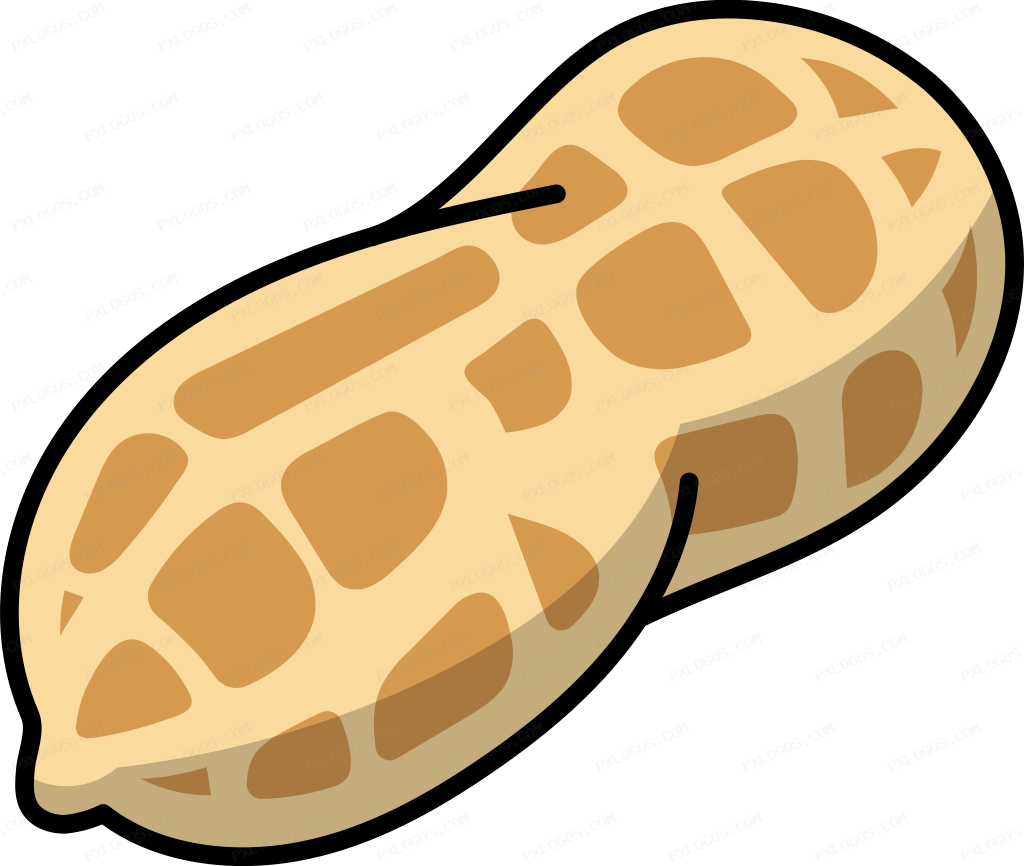 Peanut Logo PNG with transparent background