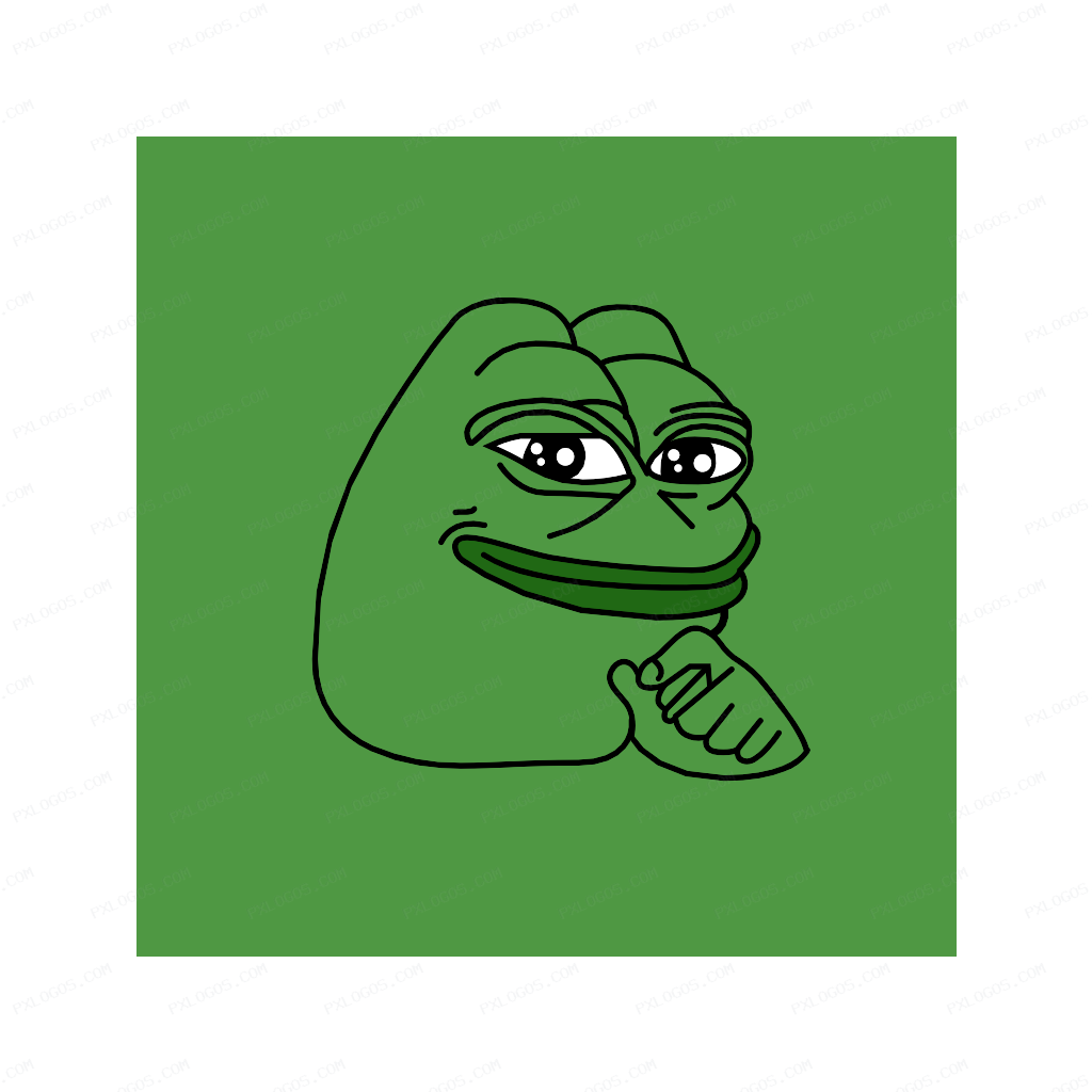 Pepe Logo PNG with transparent background