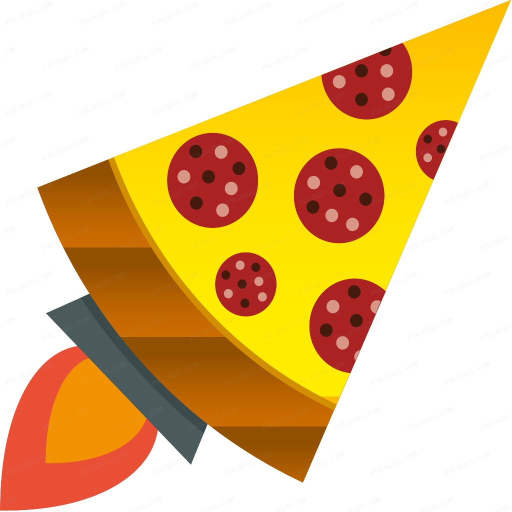 Pepperoni Logo PNG with transparent background