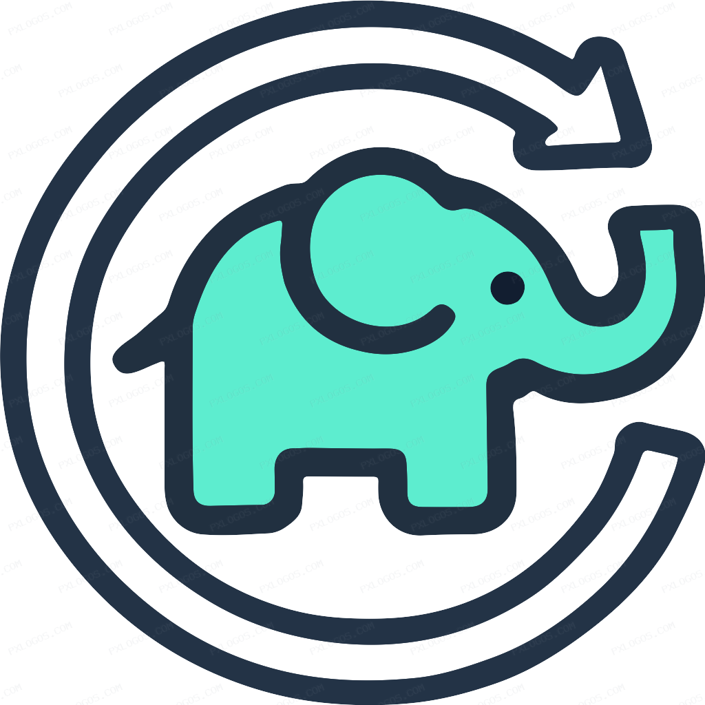 Pg Back Web Logo PNG with transparent background