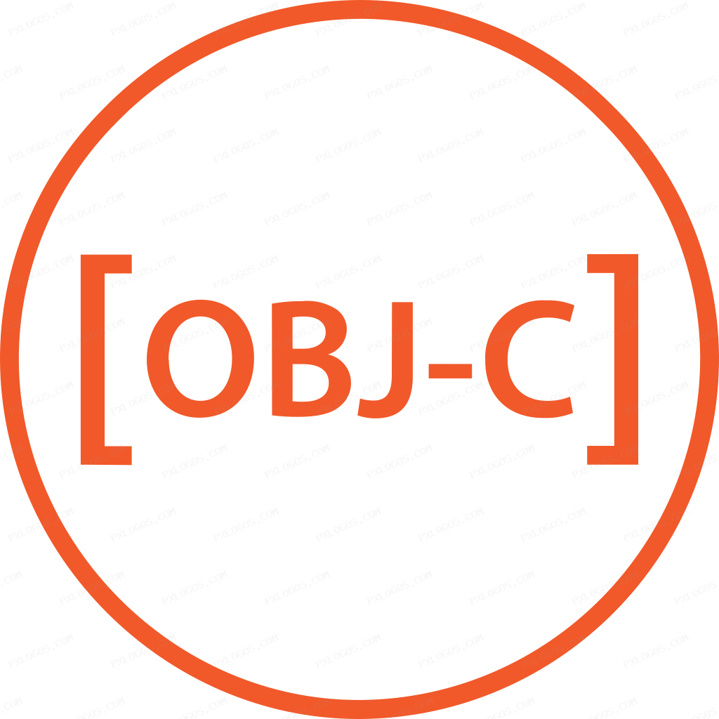 Apple Objectivec Logo PNG with transparent background