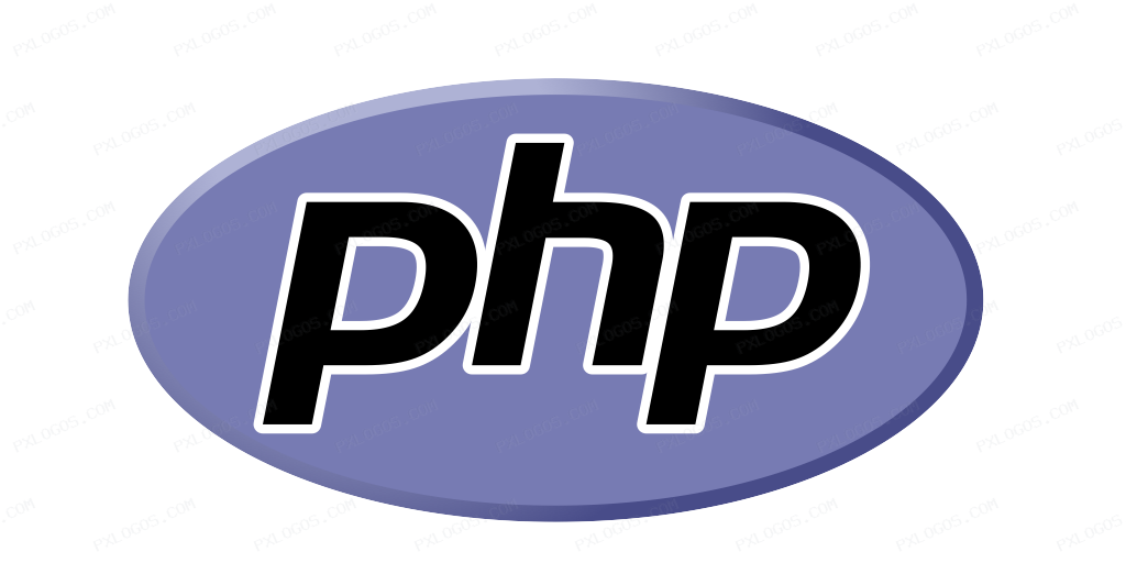 PHP Wordmark Logo PNG with transparent background