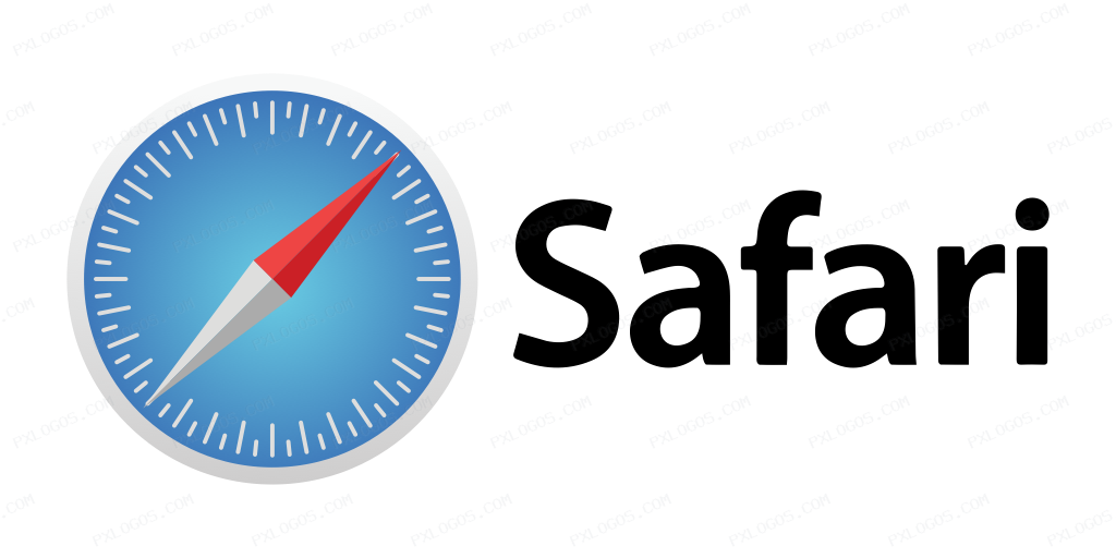Apple Safari Wordmark Logo PNG with transparent background