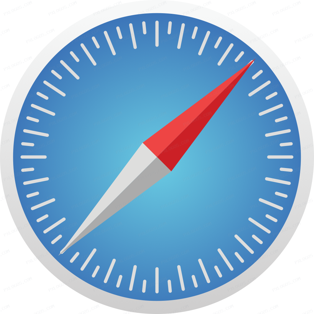 Apple Safari Logo PNG with transparent background