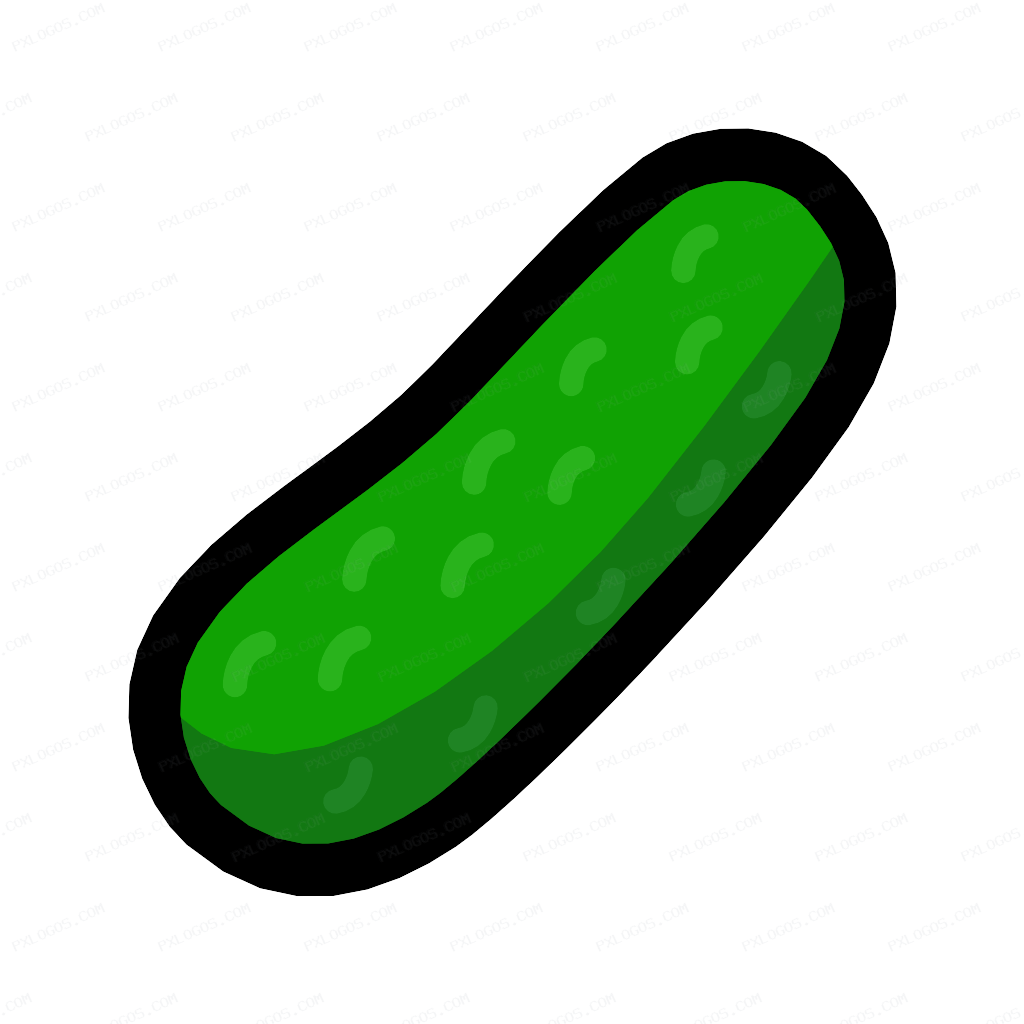 Pickle Logo PNG with transparent background