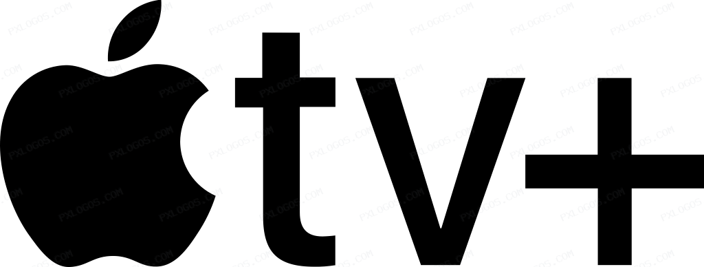Apple TV Plus Logo PNG with transparent background