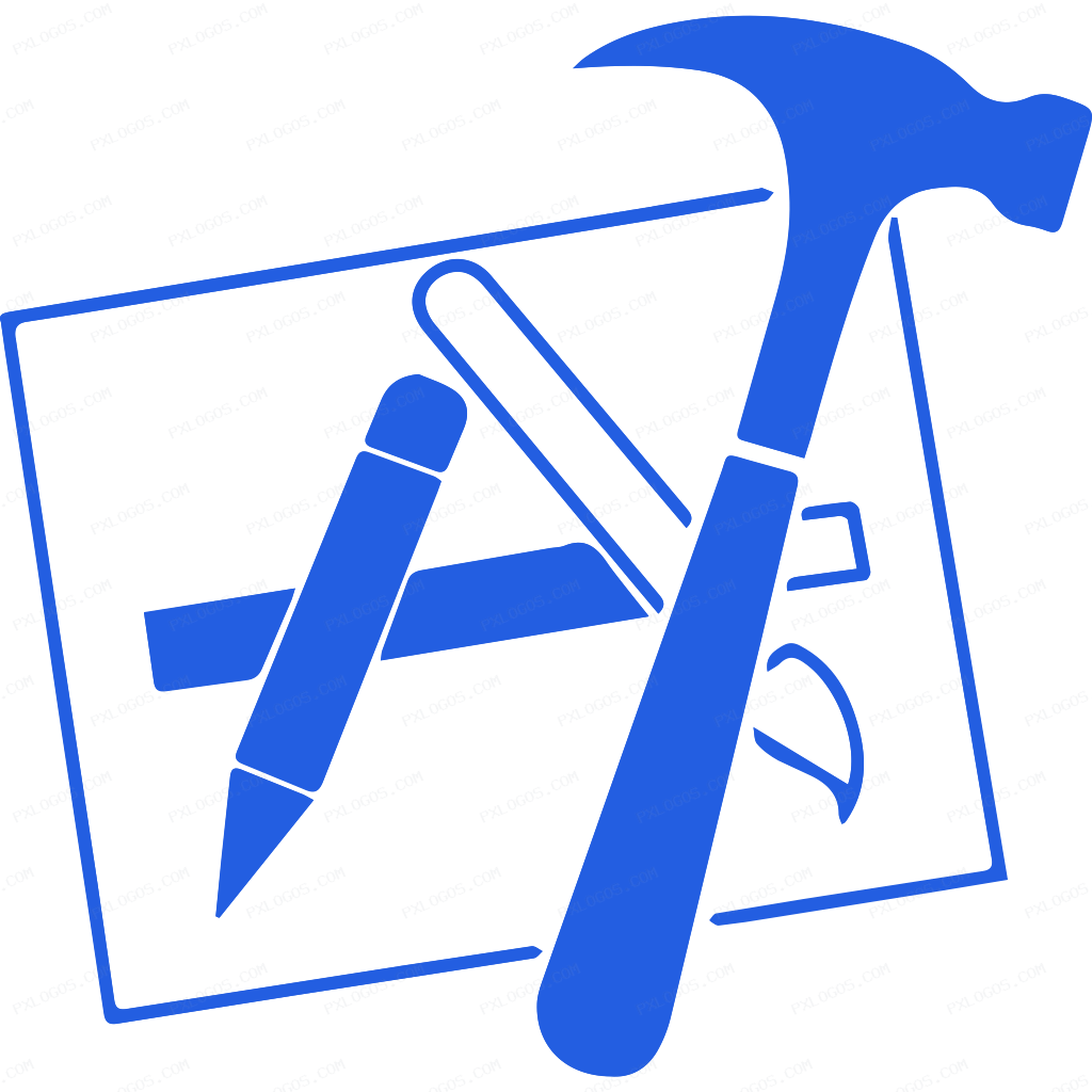 Apple Xcode Logo PNG with transparent background