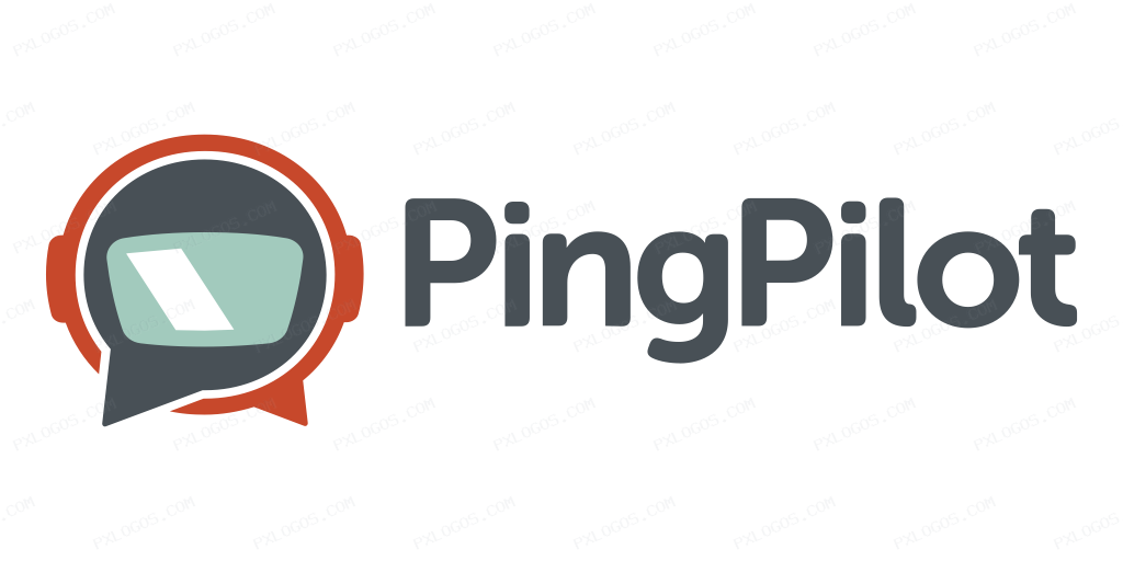 Pingpilot Wordmark Logo PNG with transparent background