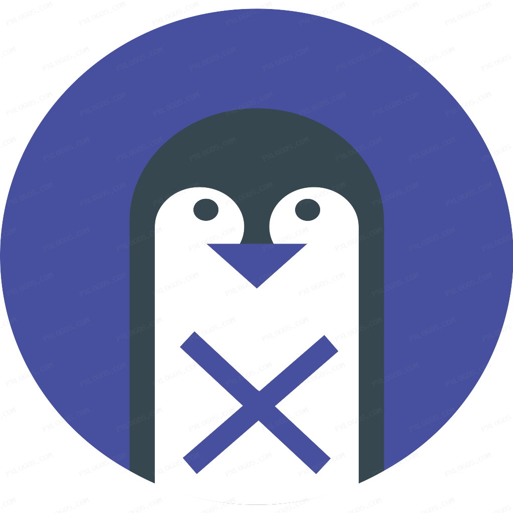 Pingvin Share X Logo PNG with transparent background