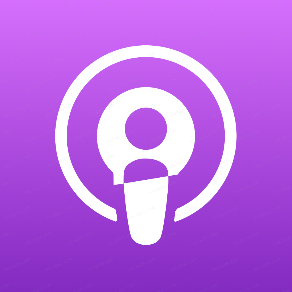 Applepodcasts Logo PNG with transparent background