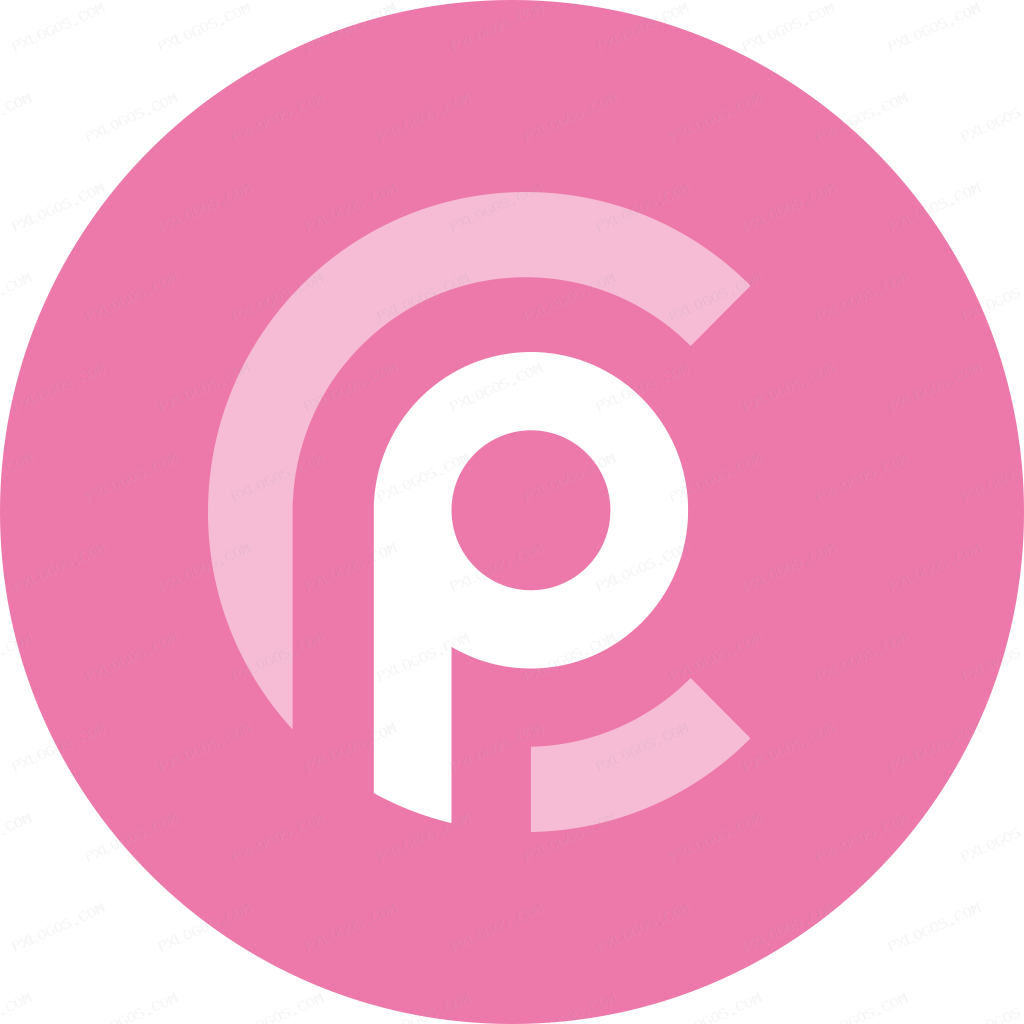Pinkcoin Logo PNG with transparent background