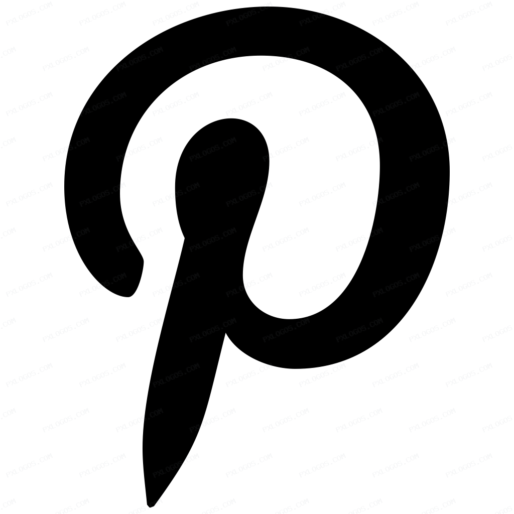 Pinterest P Logo PNG with transparent background
