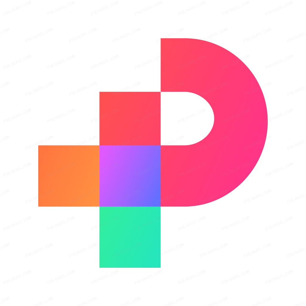 Pixel Logo PNG with transparent background