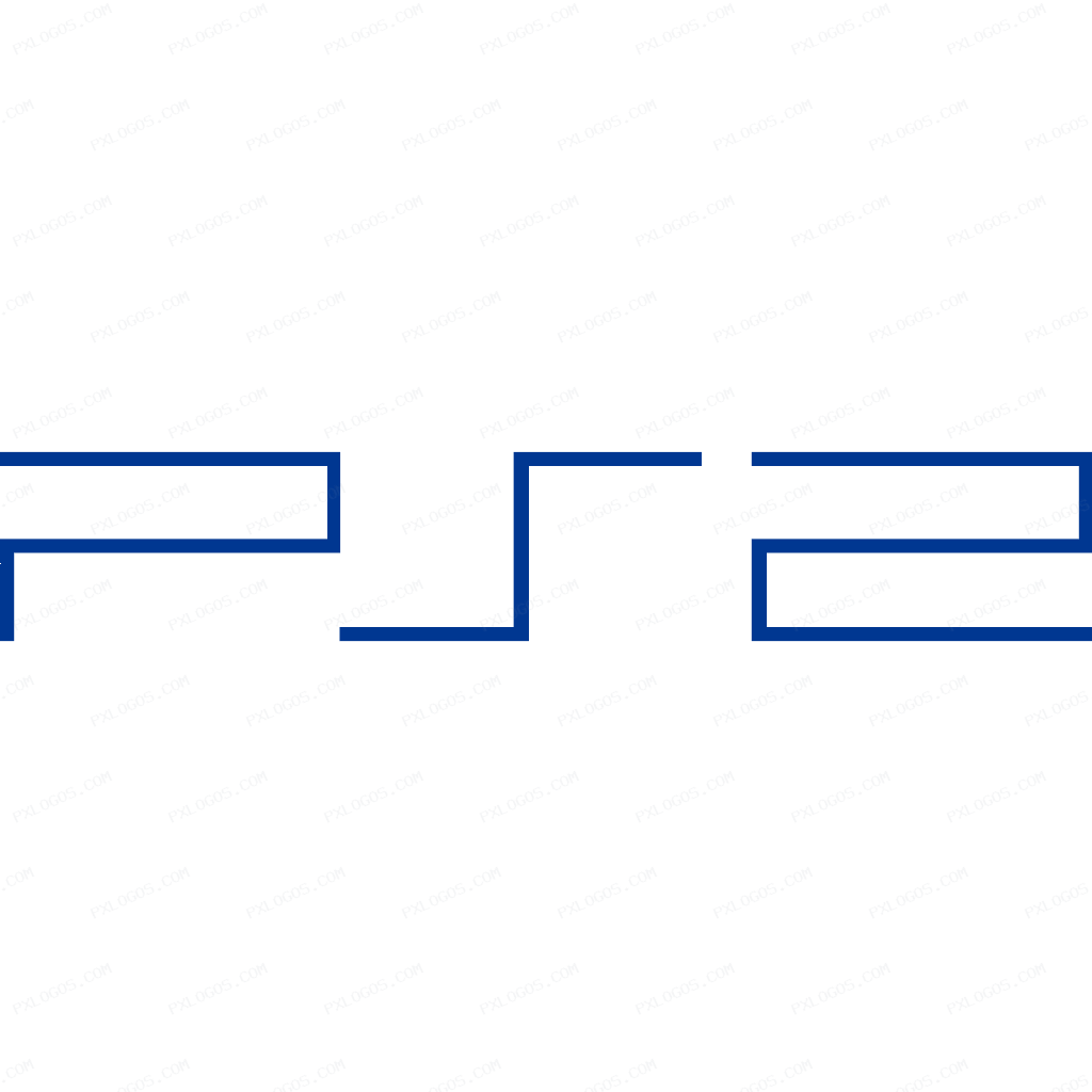 PlayStation 2 Logo PNG with transparent background