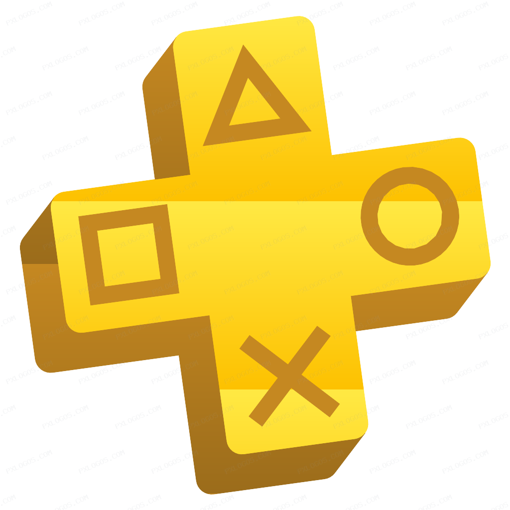 Playstation Plus Logo PNG with transparent background