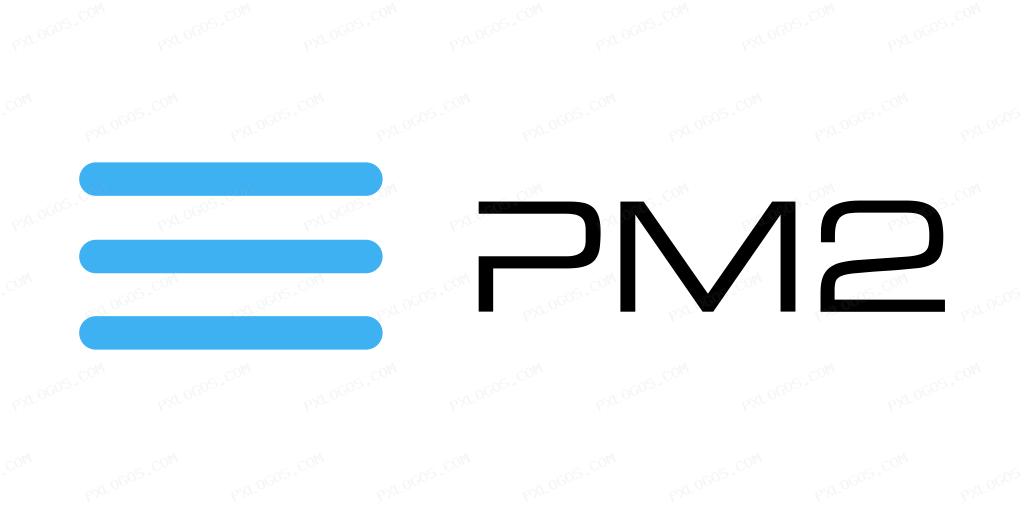 Pm2io Wordmark Logo PNG with transparent background