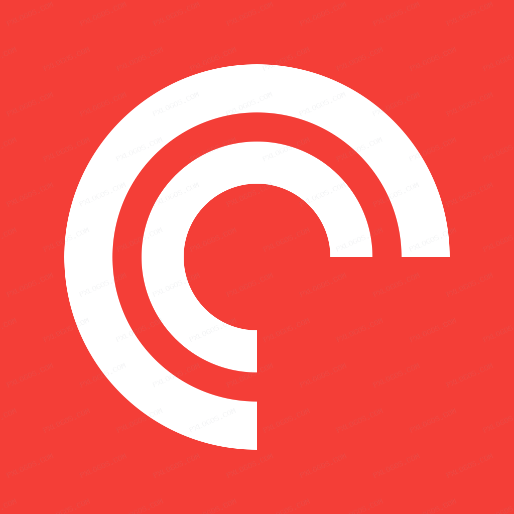 Pocketcasts Logo PNG with transparent background