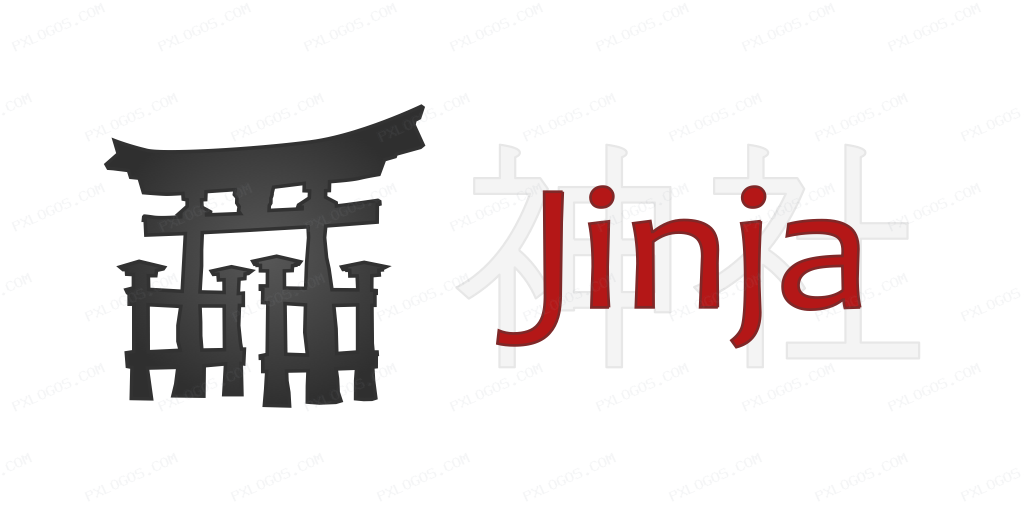 Pocoo Jinja Wordmark Logo PNG with transparent background