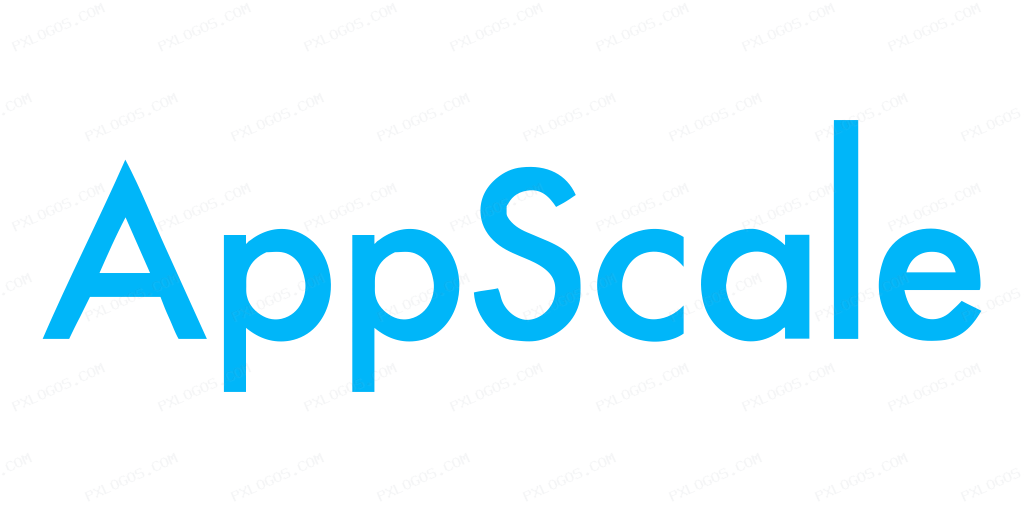 Appscale Wordmark Logo PNG with transparent background